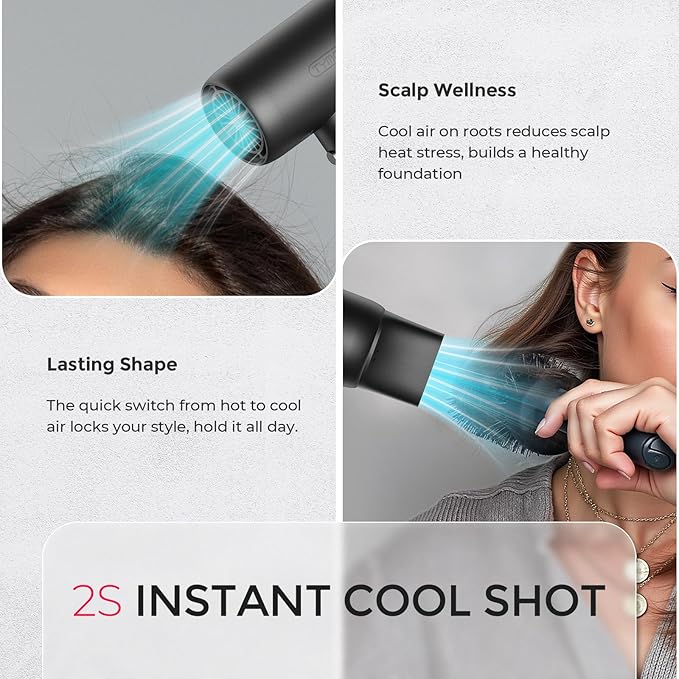 TYMO Clarifying Shampoo Powder Natural Formula + Blow Dryer