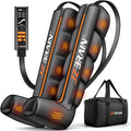 Air Compression Leg Recovery Boots : Sequential Full Leg Compression Massager System for Muscle Relaxation &amp Relief - 11 Intensity 6 Modes 3 Heat for Athletes &amp Gym (Large)