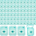 70 Pack Mini Dental Floss Bulk Mint Flavored Travel Glide Dental Floss Oral Care with Portable Cases for Teeth Adults 164 Ft/ 50 M