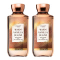 Bath &amp Body Works Warm Vanilla Sugar Body Wash Nourishing Cleanser with Pro-Vitamin B5 &amp Aloe Sparkling Sugar and Sweet Vanilla Scent Gentle for Daily Use 10 fl oz - 2 Pack