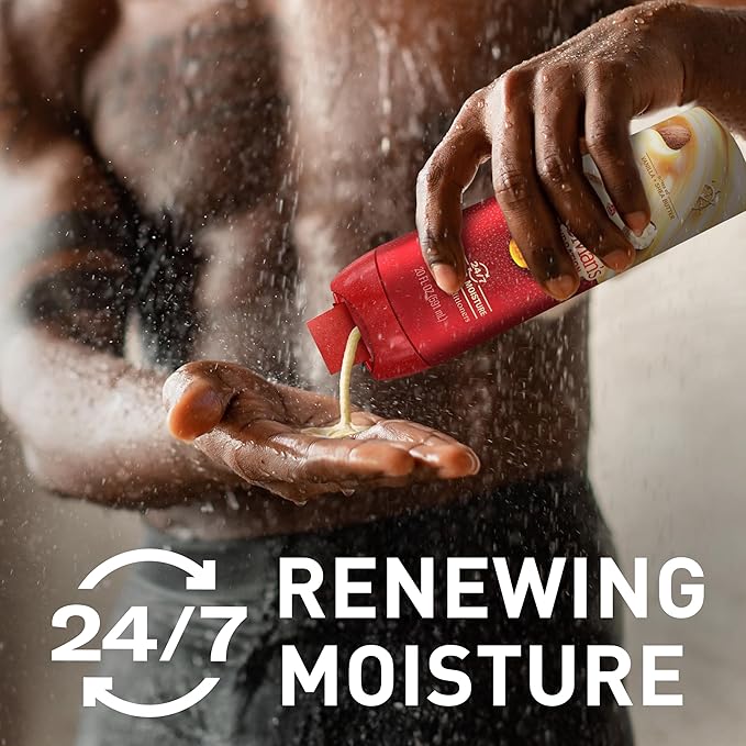 Old Spice Body Wash GentleMan’s Super Hydration for Men 24/7 Renewing Moisture Gentle on Skin with Skin Conditioners Vanilla + Shea Butter Scent 20 oz (Pack of 4)