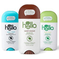 hello Deodorant With Shea Butter for Women + Men 24 Hour Odor Protection - Sweet Coconut Fresh Citrus and Clean + Fresh No Aluminum + No Baking Soda Vegan &amp Parabens Free 2.6oz 3 count
