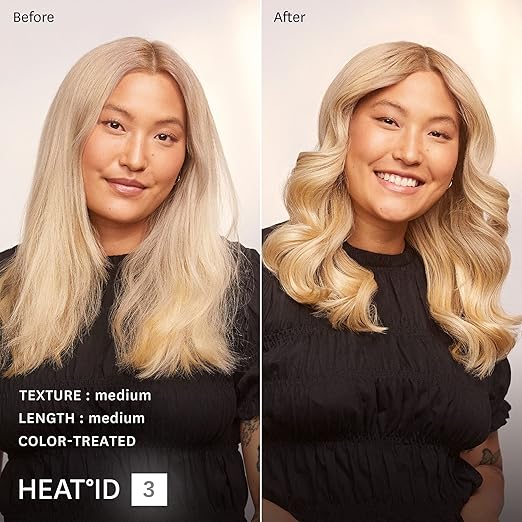 T3 Curl ID 1.25 Digital Ceramic Curling Iron with Smart Touch Interface &amp Interactive HeatID Technology for Automatic Heat Setting Personalization - Shiny Smooth Curls that Last