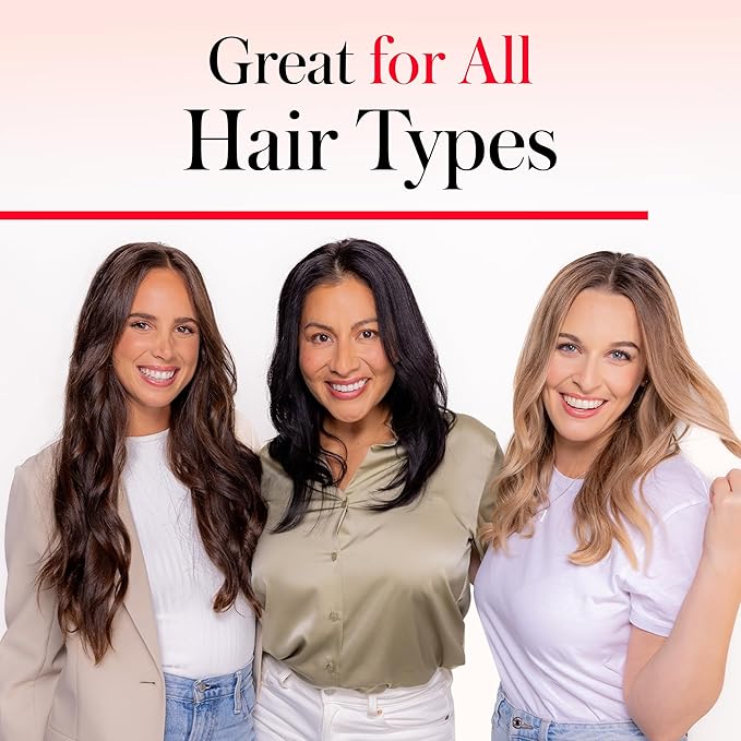 REVLON SmoothStay XL Hair Straightener - Heated Straightening Brush for Silky &amp Straight Long-Lasting Results Locks in Moisture with Reduced Static &amp Frizz