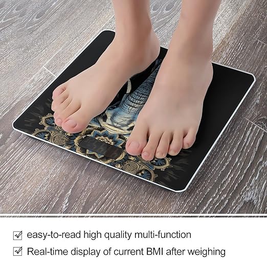 Two Elephants Scale for Body Weight Digital Bathroom Scale Precision Smart Weighing Scales with Clear LED Display Accurate High Precision Scales Weighing Machine