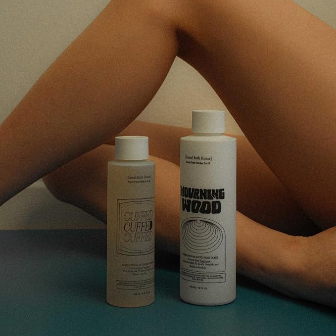 Mourning Wood Body Wash | Hydrates Cleanses Nourishes Skin with Niacinamide | Notes of Oud Wood Black Rose Cedar | Free From Parabens Sulfates &amp Phthalates 415ml