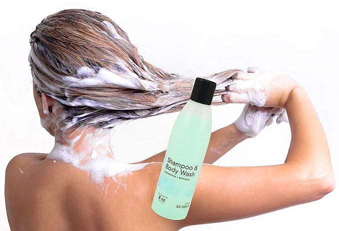 McKesson Skin and Hair Cleanser 8 oz. Case of 48 Shampoo &amp Body Wash with Lanolin Aloe Vera and collagen. Skin care solution for showers or baths. Natural conditioners &amp Pleasant Summer Rain