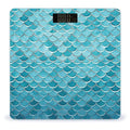 Blue Waves Squama Mermaid Scale Smart Scale for Body Weight Accurate Bathroom Scale with LED Display Digital Weight Scales Weighing Machine High Precision Scales for Bath Home