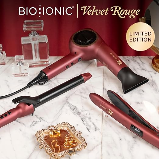 Bio Ionic Long Barrel Curling Iron with Moisture Heat Technology &amp NanoIonic MX Versatile Curling Wand - Multiple Barrel Sizes for Tight Classic Loose &amp Soft Curls