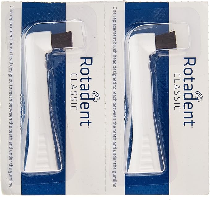 Rotadent Legacy/Classic Brush Heads-Flat Hollow Tip by Rota-Dent