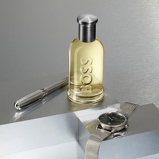 Hugo Boss Bottled Eau de Toilette – Woody Men's Cologne – With Notes of Apple Cinnamon &amp Wood – Long Lasting Fragrance