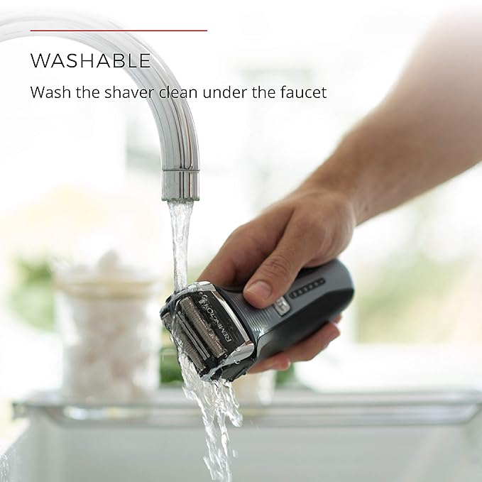 Remington F5 Power Series Foil Shaver Electric Razor for Men Cordless Rechargeable with Pop Up Trimmer Pivot &amp FlexFoil Technology Lightweight Handheld Design Black