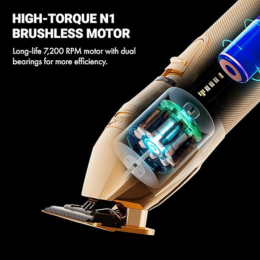 BaBylissPRO FX+ Professional Barber Cord/Cordless Hair Trimmers – Beard Trimmer for Men Professional Stylist &amp Barber Clippers USB-C Cordless Hair Trimmers for Men