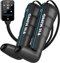 FIT KING Cordless Recovery System Professional Air Compression Massager Reduces Muscle Pain and Improves Circulation Warm-up and Fast Recovery for Athletes Customized Zone Massage Optional (Large)