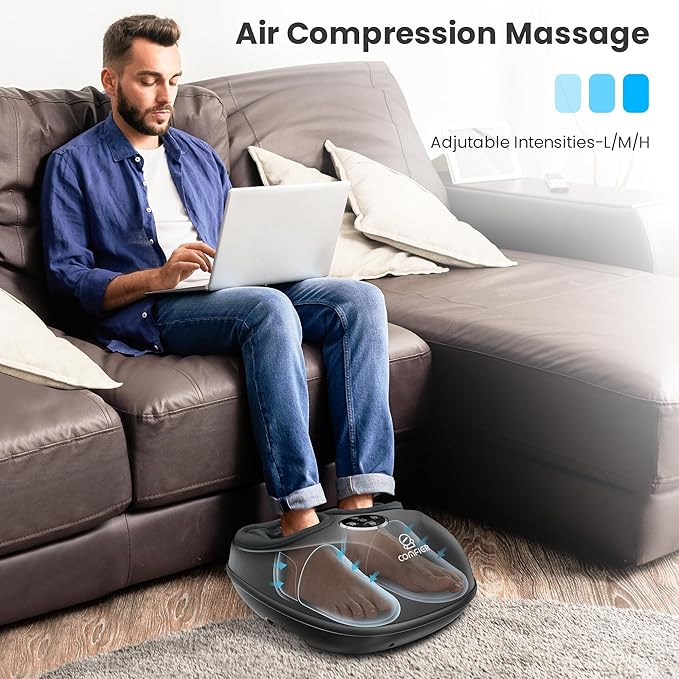 COMFIER Shiatsu Foot Massager &amp 12V Car Adapter
