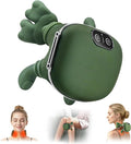 Neck Massager with Fingers Green Neck and Back Massager with Hand for Pain Relief Deep Tissue Hand Massager with Heat and Compression Bionic Electric 4D Kneading Thera Palm Massage