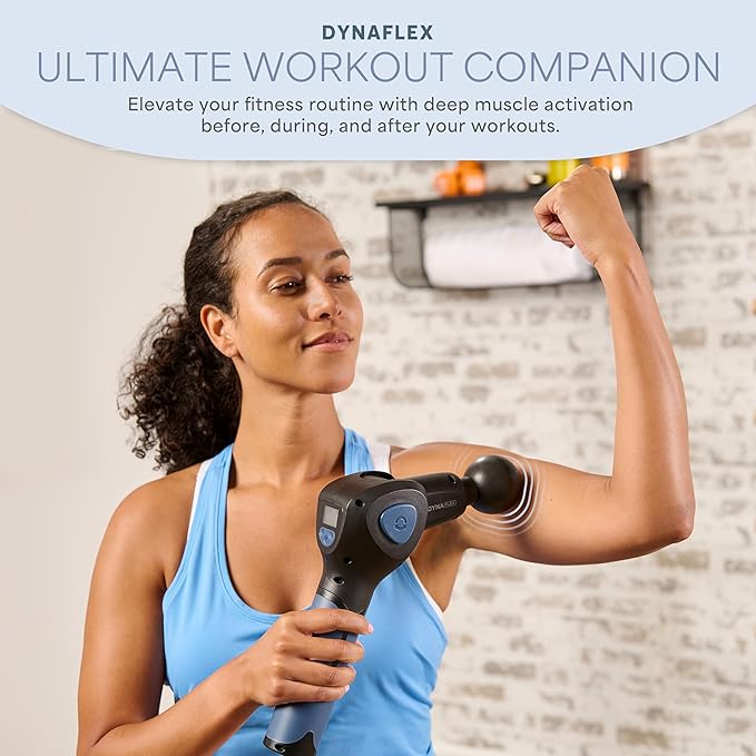 LifePro Percussion Massage Gun FSA HSA Eligible– Deep Tissue Handheld Massager for Athletes – Muscle Recovery Tool for Men &amp Women – Quiet Portable with Attachment Heads &amp Travel Case