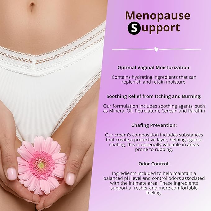 Crème De La Femme Daily Vaginal Moisturizing Cream for Long-Lasting Relief from Feminine Dryness Chemical &amp Hormone Free Fragrance-Free Also a Hydrating Intimate Lubricant for Men and Women – 6
