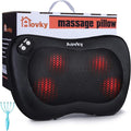 Massage Pillow Shiatsu Neck and Back Massager with Heat Deep Tissue Kneading Massager for Lower Back Neck Shoulder Foot Calf Leg Muscle Pain Relief Home or Car Relaxtion Gifts for Men Women