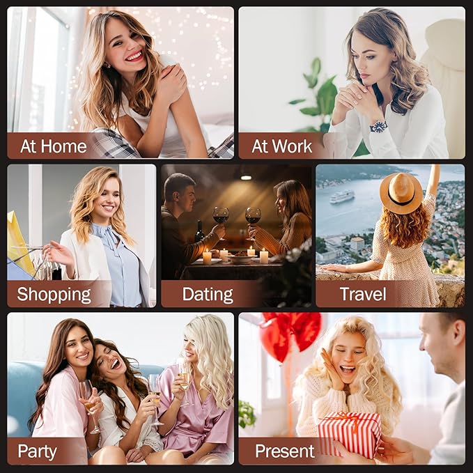 MiroPure Self Rotating Curling Iron 1 Inch Ionic Hair Curler Automatic Curling Wand with Longer Barrel for Waves and Curls Unique Button to Enable/Distable Rotation