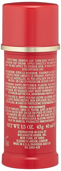 Elizabeth Arden Red Door Cream Deodorant 1.5 oz.