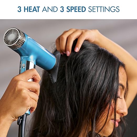 Nano Titanium Professional Nano Light Ionic Dual-Voltage Lightweight Hair Dryer Portable Travel Professional Styling Tool with Diffuser Blow Dryer Set for All Hair Types