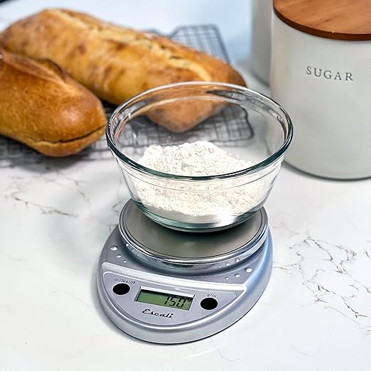 Escali High Capacity Anti-Slip Digital Bathroom Scale for Body Weight &amp Primo Digital Food Scale Multi-Functional Kitchen Scale and Baking Scale