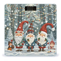 Christmas Winter Gnomes Scale for Body Weight Highly Accurate Digital Bathroom Body Scale Digital Bathroom Scales for People Anti-Slip Large LCD Display Smart Scales