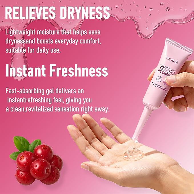 Intimate Care Essence Gel Firming &amp Hydrating pH Balancing Moisturizing Cream for Women Gentle &amp Soothing Formula 5g x 14 Tubes (2-Pack)