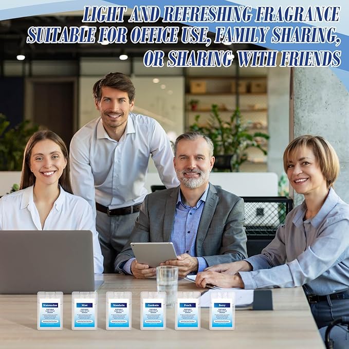 24 Pack Hand Sanitizer Spray Bulk Scented Mist Hydrating Sanitizers Travel Size Refillable Moisturizing Formula Everyday Hand Cleaning Pocket Spray for Employee Appreciation Week Gift Women Men Office