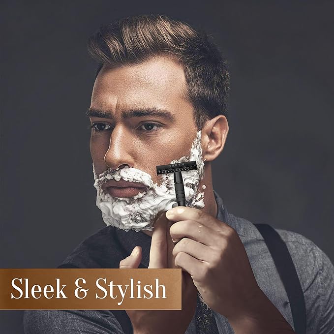 Facón Double Edge Safety Razor + Facón Hair Cutting Scissors