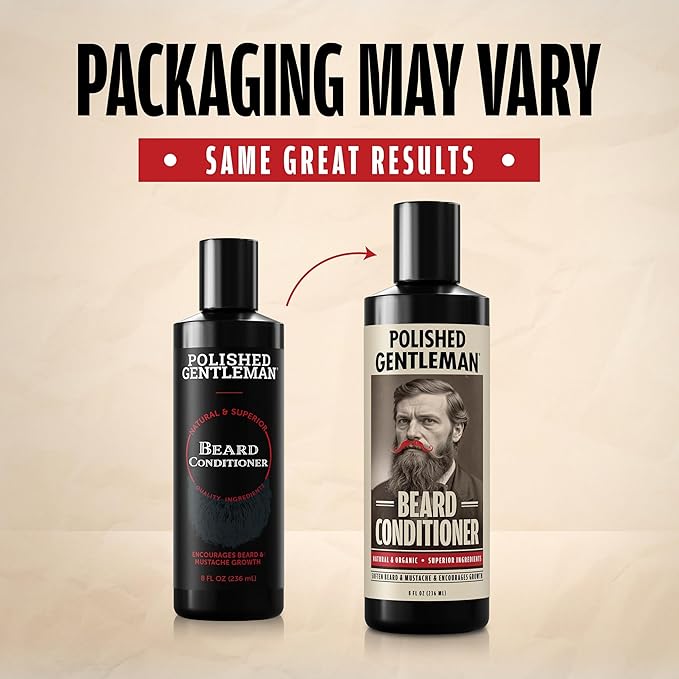 Men’s Beard Conditioner with Tea Tree Oil – Concentrated Rinse-Out Formula for Softer Fuller-Looking Beards &amp Healthy Facial Hair 8 oz