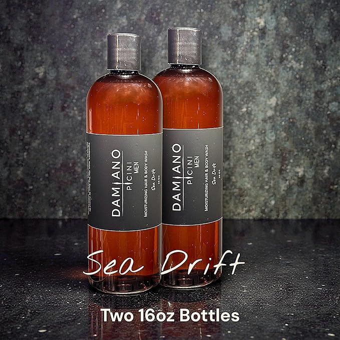 Men's Moisturizing Body Wash (Sea Drift) (Two 16oz Bottles = 32oz)
