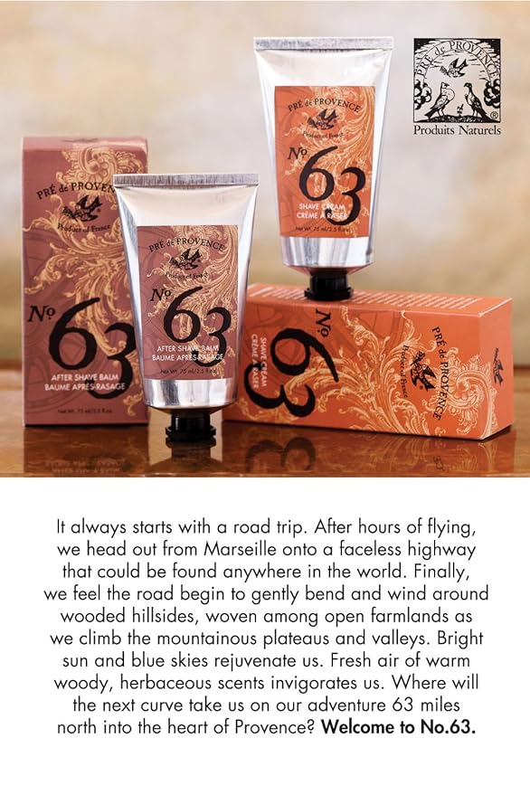 Pre de Provence No.63 Men's Collection Shower Gel