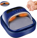 H&ampB Luxuries Shiatsu Foot Massager for Foot Pain Relief Electric Heated Foot Massager Deep Tissue Kneading Feet Forefoot Massage Machine Compression Ideal for Men Women Parents and The Elderl