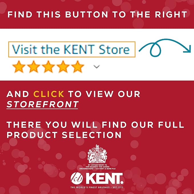 Kent A 81T X-Small Gentleman's Beard and Mustache Pocket Comb Fine Toothed Pocket Size for Facial Hair Grooming and Styling. Saw-cut of Quality Cellulose Acetate Hand Polished. Hand-Made in England