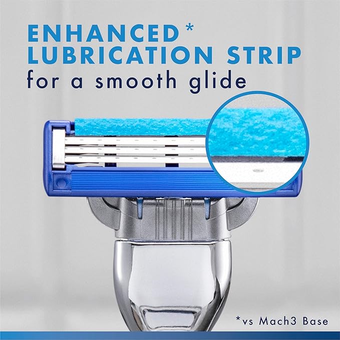 Gillette Mach3 Turbo Mens Razor Blade Refills 17 Count