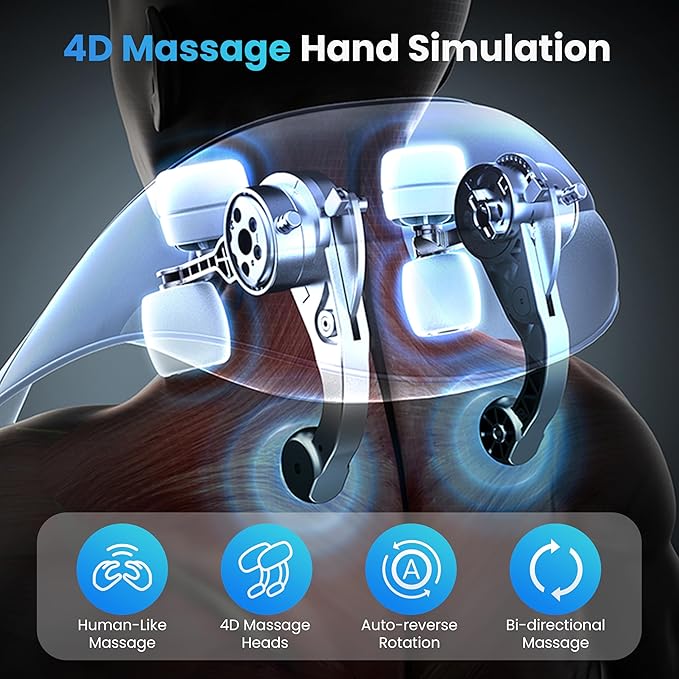 COMFIER Cordless Neck Massager &amp Massage Seat Cushion