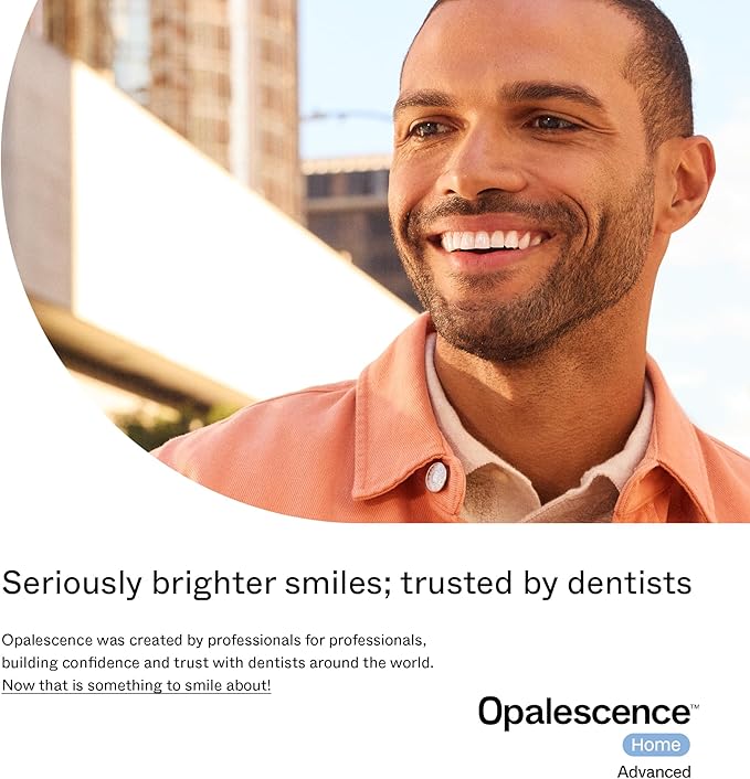 Opalescence GO Home Advanced Teeth Whitening Trays 15% (10 Treatments) Hydrogen Peroxide PF Whitening Prefilled Kit - Developed by Leaders in Professional Whitening 5822-T