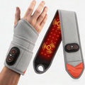 Rechargeable Adjustable Electric Wrist Massager Cordless Wrist Heating Pad Massager Muscle Stimulator with 8 Modes 30 Intensity Wrists Tendon Heating Pad for Hand Relaxing (B2)