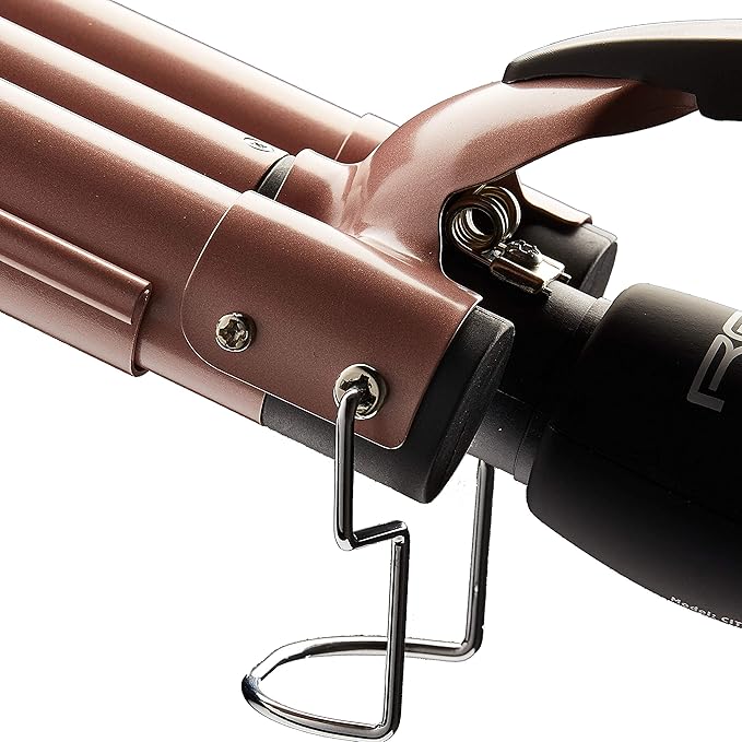 RED by KISS Ceramic Tourmaline Professional Curling Iron (1 Triple Barrel)