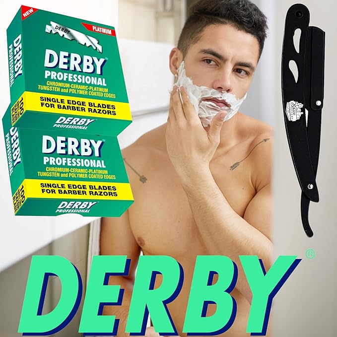 5000 Derby Professional Single Edge Razor Blades for straight razor