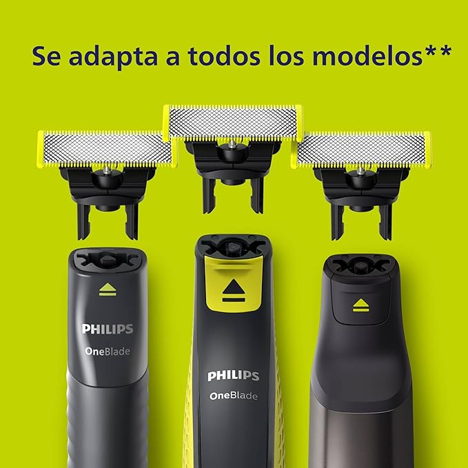 Philips OneBlade Replacement Blades for Face/Body Kit Original Replacement Blades Compatible with all OneBlade Electric Razors QP2630