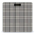 Gray Plaid Lines Scale for Body Weight Precision Bathroom Weighing Scales with Back Lit LCD Display Sturdy Tempered Glass Body Weight Scales Digital Bathroom Scale 400lb