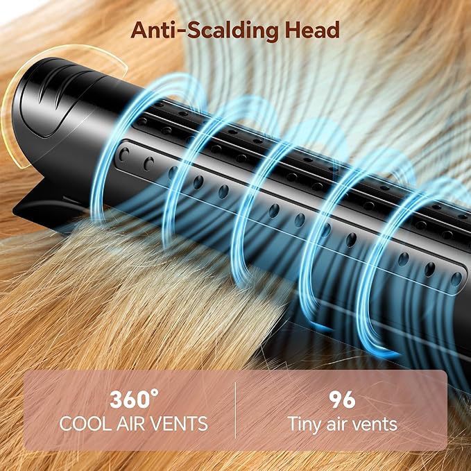 Nicebay Hair Straightener Flat Iron Hair Straightener and Curler-5 Temp Fast Heating Wide Voltage