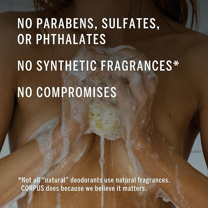 Corpus - Santalum Body Wash | Moisturizing Plant-Based Cleanser for Women &amp Men Skincare-Grade Oils &amp Botanical Extracts | Sulfate-Free No Synthetic Fragrance or Parabens (266 ml/ 9 fl oz)