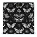 Energy Saving Scale Bathroom Weighing Scale Smart Scale for Body Weight Digital Gothic Moth Skull Sun Moon Black and White
