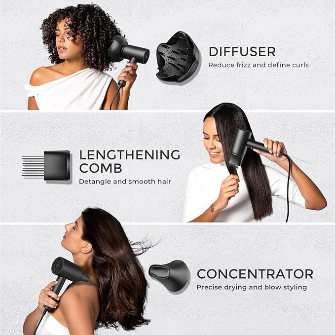 TYMO Clarifying Shampoo Powder Natural Formula + Blow Dryer