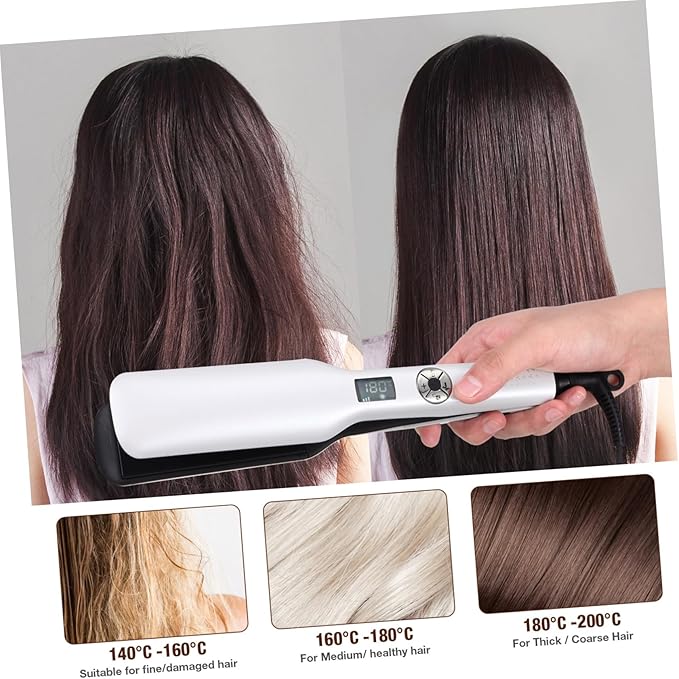 Hair Straightener Curler Flat Iron Ion Hair Straightener Ceramic Coated Styling Tool for Women Us Plug