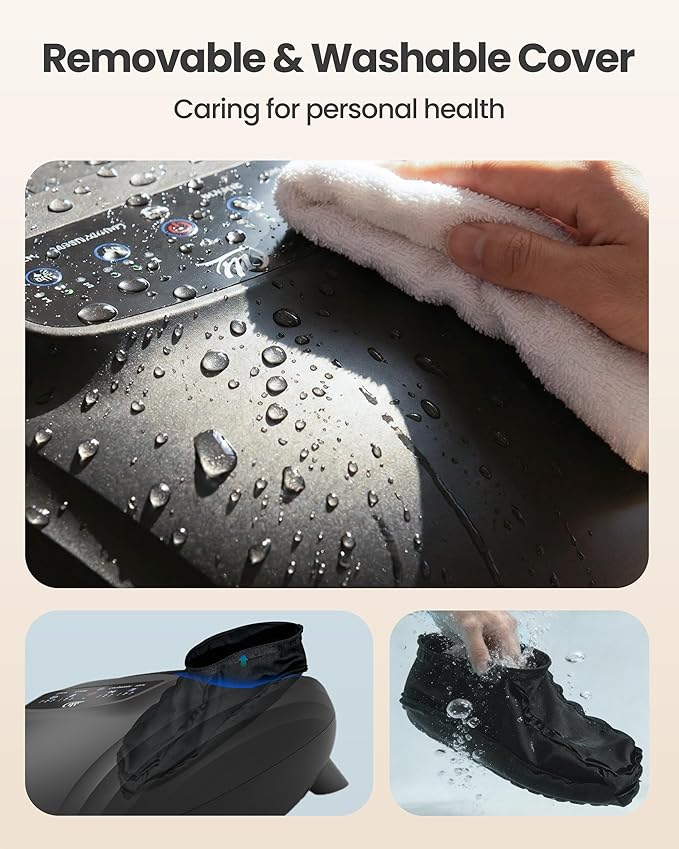 CILI Foot Massager with Heat Shiatsu Foot Massage Machine for Plantar Fasciitis Neuropathy 3 Sole &amp Instep Heating Levels 3 Intensity Adjustable Up to Size 14 Gifts for Him Her